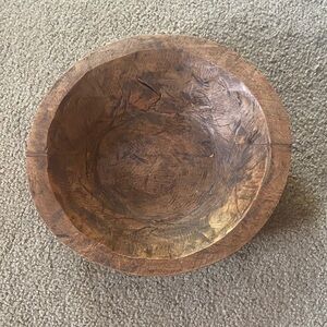 Rustic Wooden Bowl